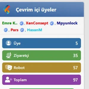 xenforo üye istatistikleri resim